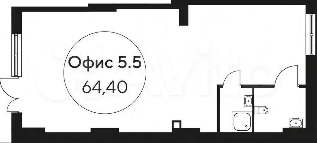Свободного назначения, 64.4 м - Фото 0