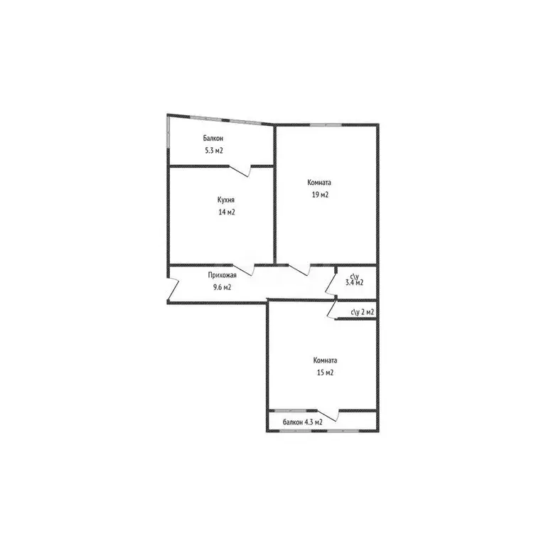 2-комнатная квартира: Краснодар, улица имени Дмитрия Благоева, 31к2 ... - Фото 0