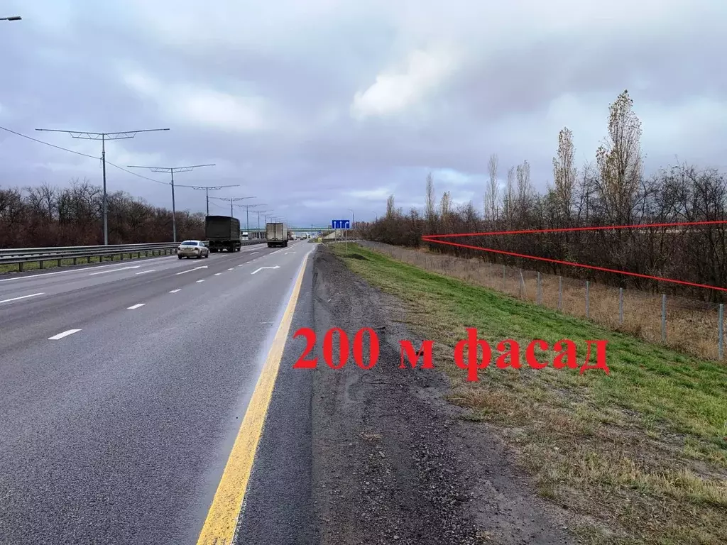 Участок в Воронежская область, Рамонский район М-4 Дон, 474-й км ... - Фото 0
