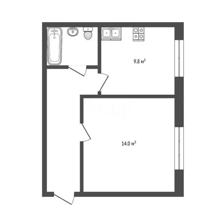 1-комнатная квартира: Вологда, микрорайон Прилуки, Колхозная улица, ... - Фото 1