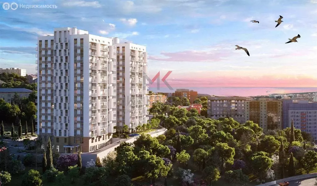 Квартира-студия: Ялта, Бакунинский проезд, 13 (36.44 м) - Фото 1