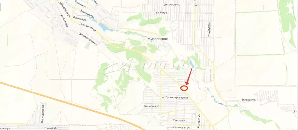 Участок в Крым, Симферопольский район, Перовское с/пос, Новозбурьевка ... - Фото 1