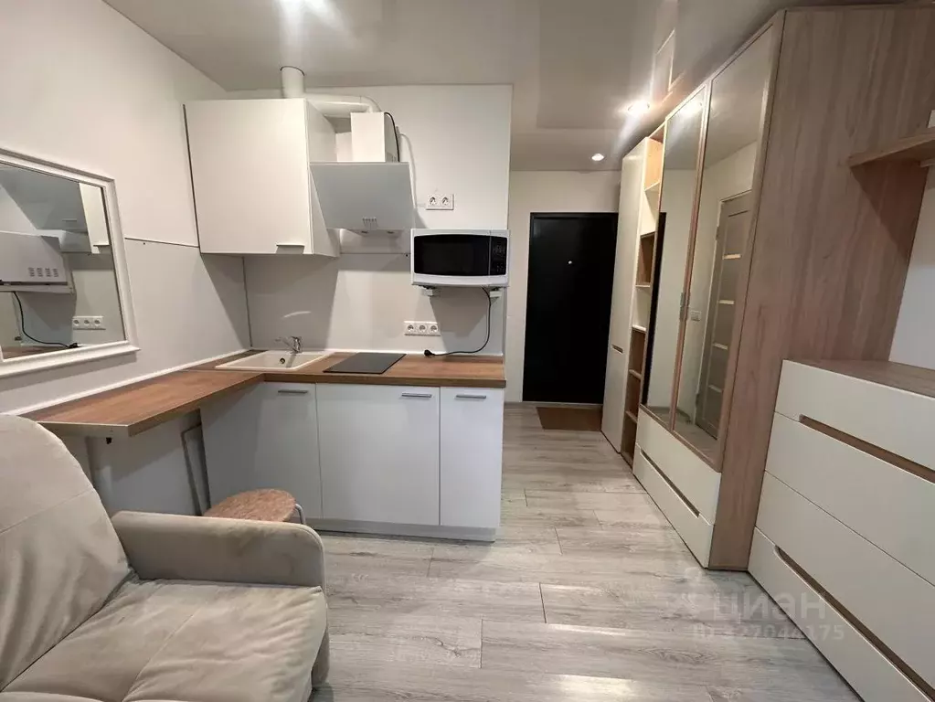 Студия Москва ул. Свободы, 93К1 (16.0 м) - Фото 1