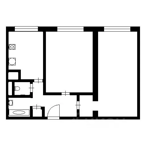2-к кв. Санкт-Петербург ул. Костюшко, 10 (44.0 м) - Фото 2