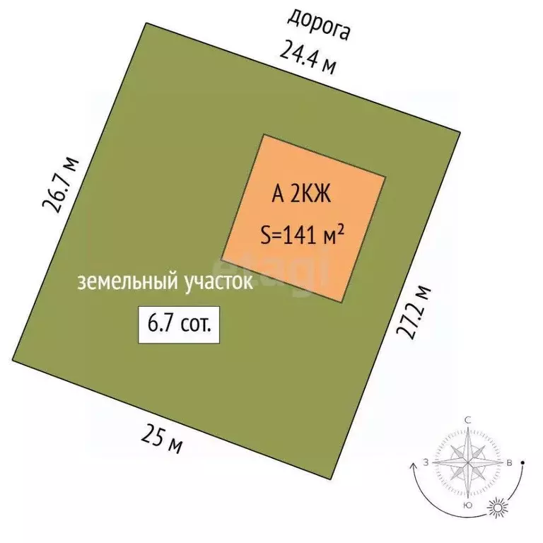 Дом в Тюменская область, Тюмень проезд Ольховый (141 м) - Фото 1