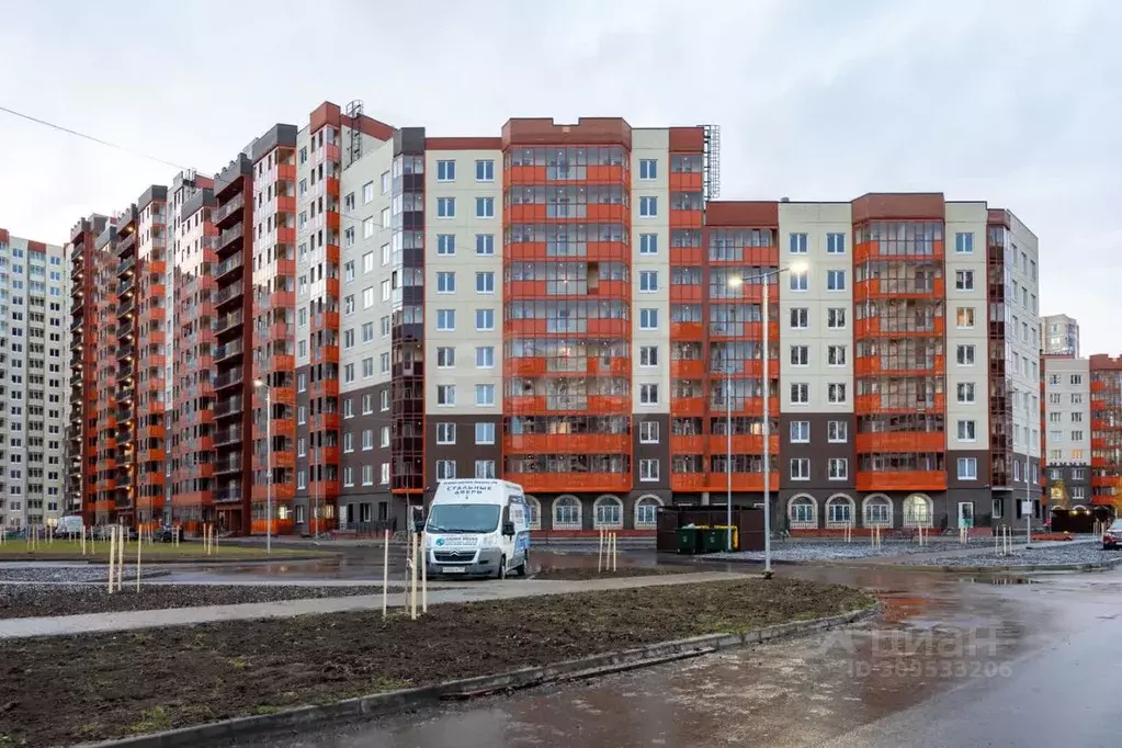 Студия Ленинградская область, Мурино Всеволожский район, ул. Шоссе в ... - Фото 0