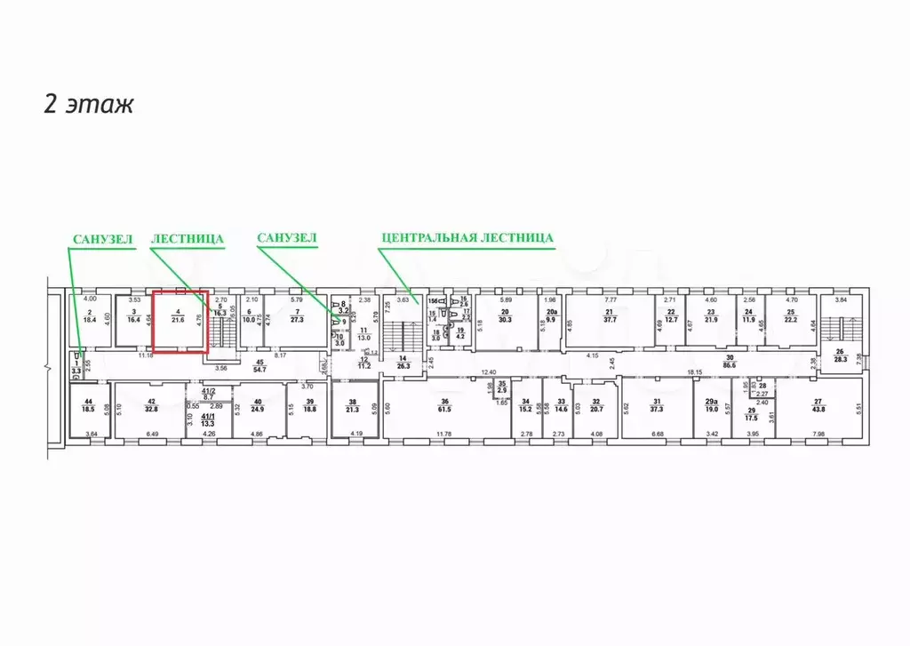 Офис, 21.3 м - Фото 1