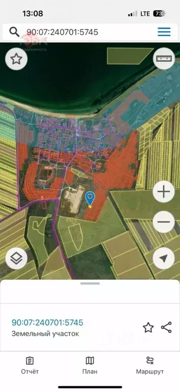 Участок в Крым, Ленинский район, Семисотское с/пос, с. Каменское  (6.0 ... - Фото 1