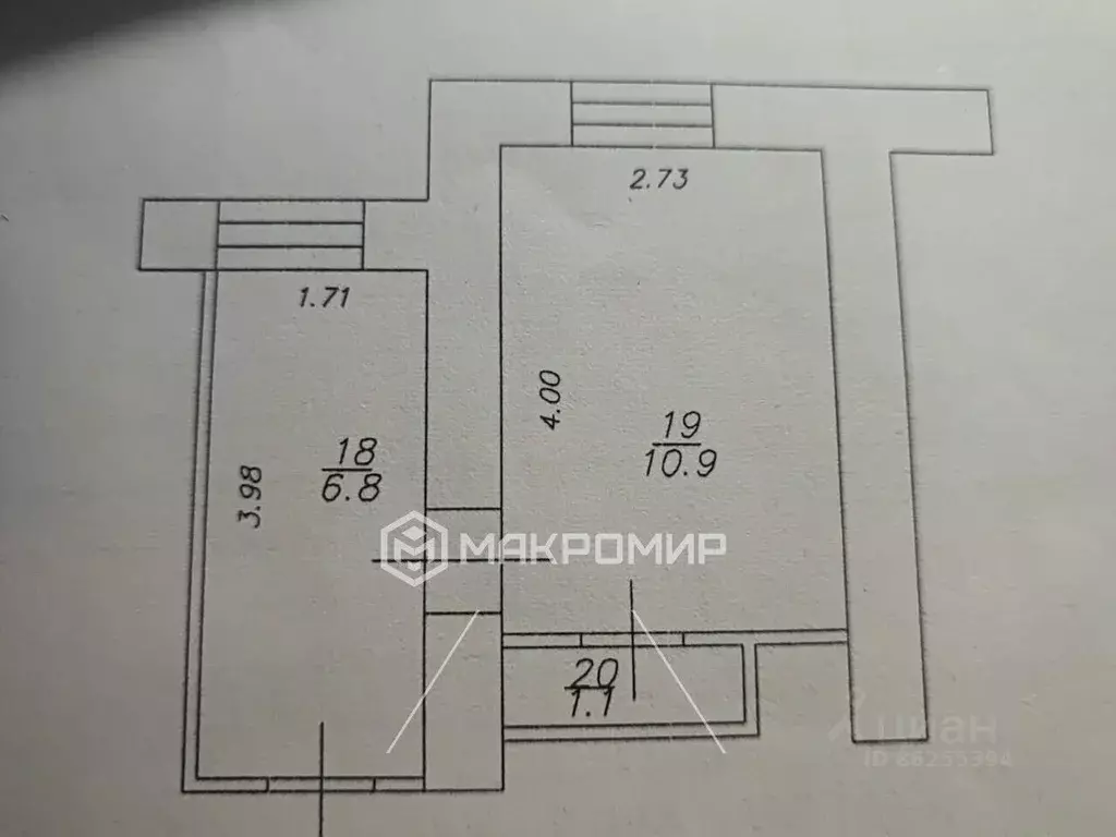 1-к кв. Татарстан, Казань ул. Сафиуллина, 8 (27.0 м) - Фото 2
