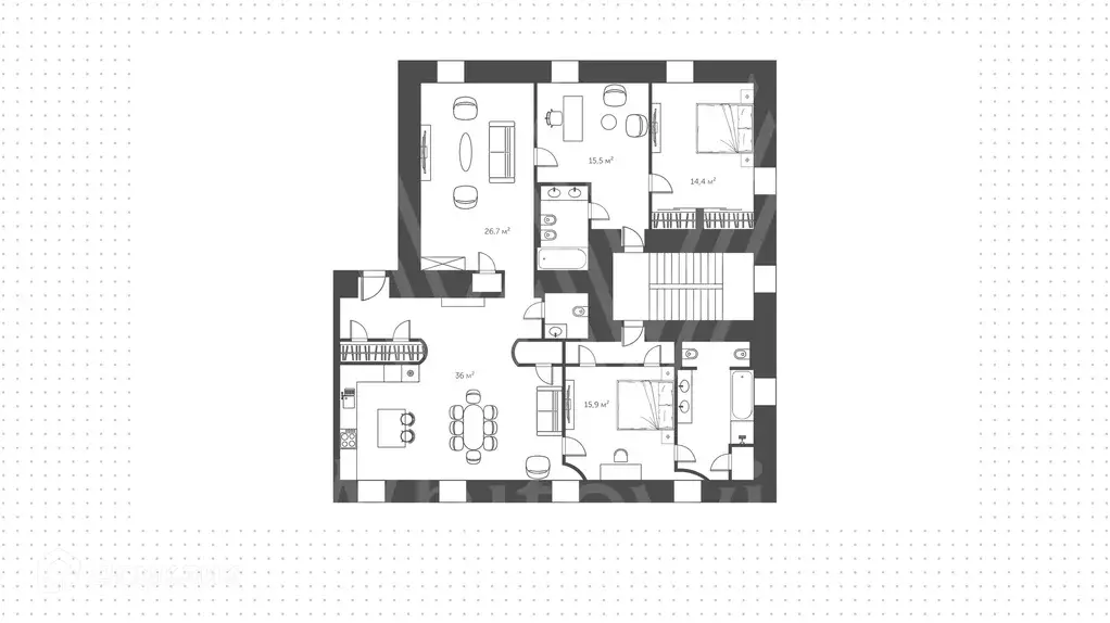 Продаётся 4-к квартира, 145.5 м - Фото 1