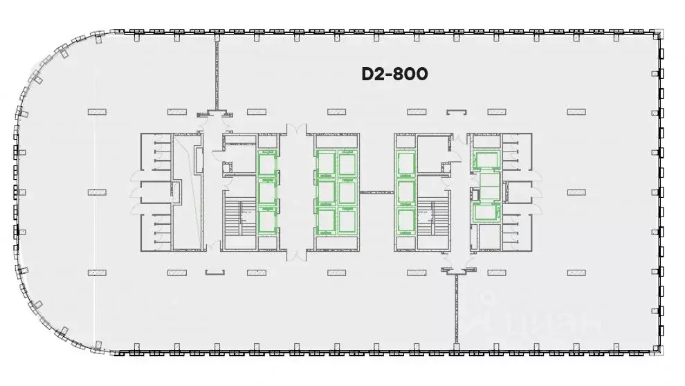 Офис в Москва Стоун Савеловская бк,  (1809 м) - Фото 2