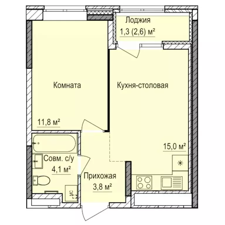 1-к кв. Удмуртия, Ижевск Буммаш жилрайон, Покровский жилой комплекс ... - Фото 1