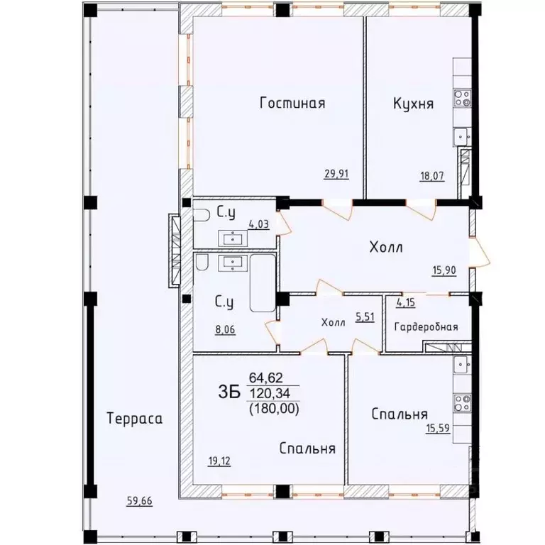 3-к кв. Дагестан, Дербент ул. Графа Воронцова, 80 (180.0 м) - Фото 0