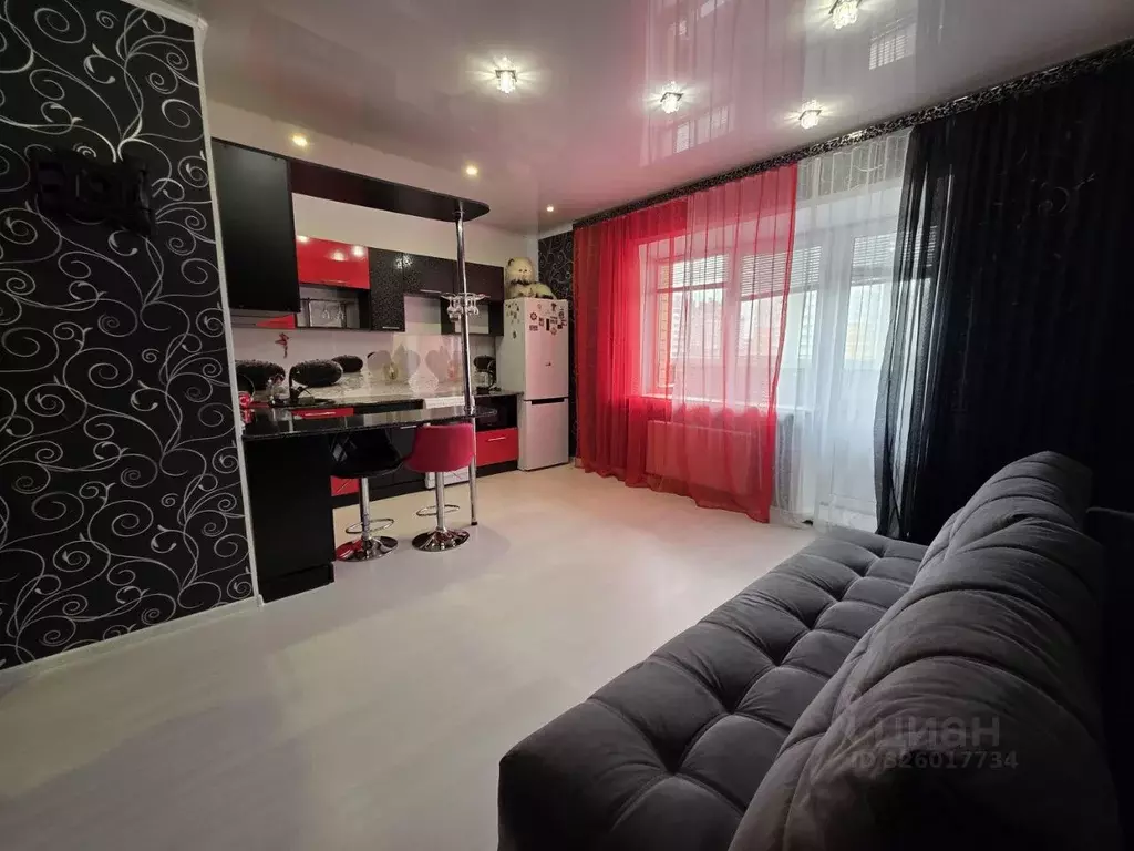 Студия Липецкая область, Липецк ул. Осканова, 1 (32.0 м) - Фото 1