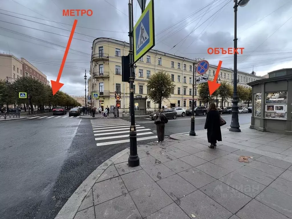 Торговая площадь в Санкт-Петербург ул. Чайковского, 57 (81 м) - Фото 1