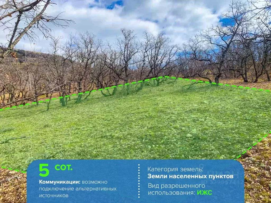 Участок в Крым, Алушта муниципальный округ, с. Приветное, Канакская ... - Фото 2