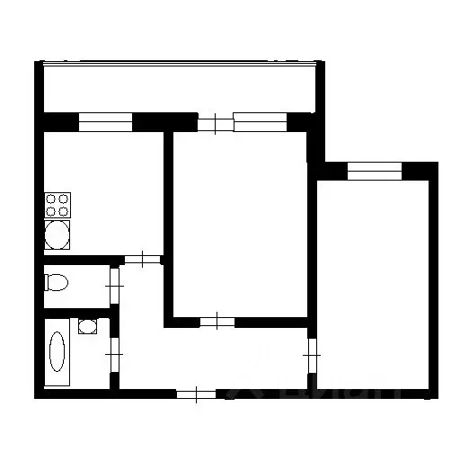 2-к кв. Башкортостан, Стерлитамак ул. Артема, 152 (50.4 м) - Фото 1