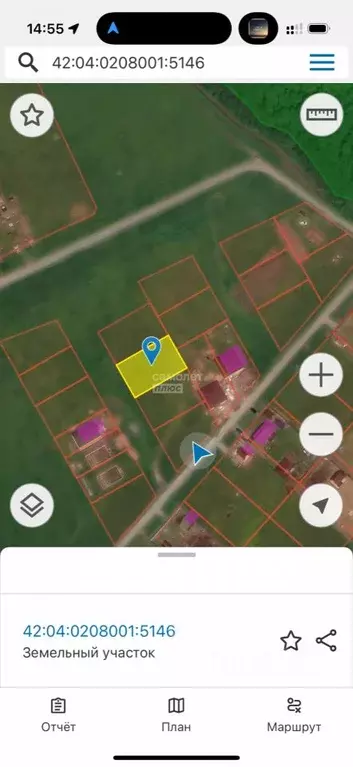 Участок в Кемеровская область, Кемеровский муниципальный округ, с. ... - Фото 1