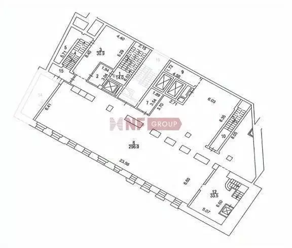 Торговая площадь в Москва Поварская ул., 8/1к1 (780 м) - Фото 1