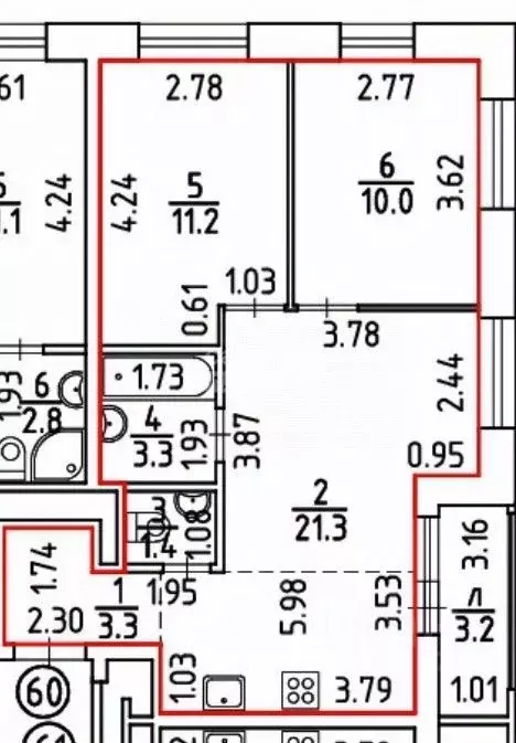 2-к кв. Удмуртия, Ижевск ул. Шишкина, 30 (51.0 м) - Фото 1