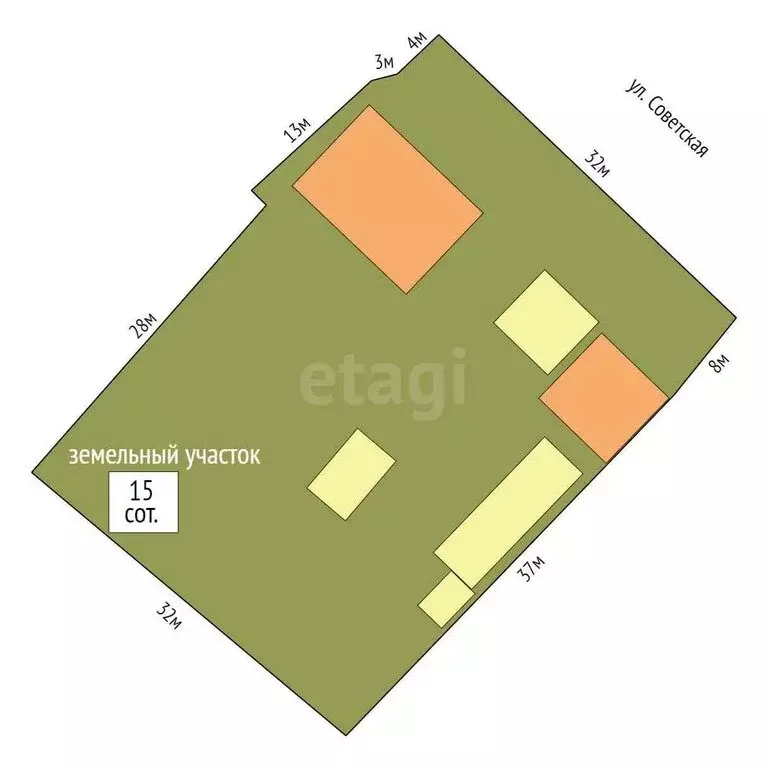 Дом в Громово, Советская улица (99 м) - Фото 1