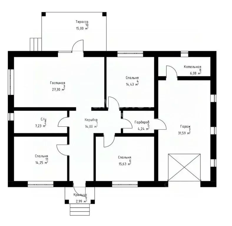 Коттедж в Липецкая область, Липецкий муниципальный округ, с. Подгорное ... - Фото 2