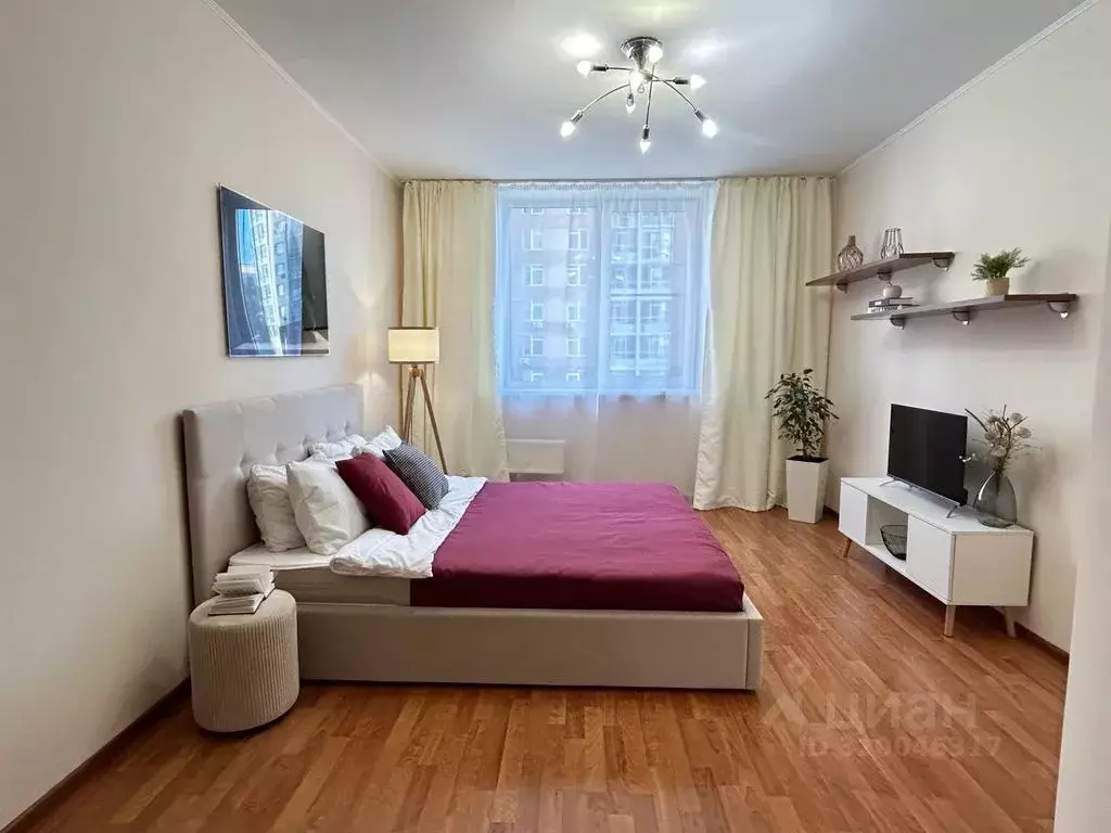 1-к кв. Красноярский край, Красноярск ул. Авиаторов, 44 (42.0 м) - Фото 1