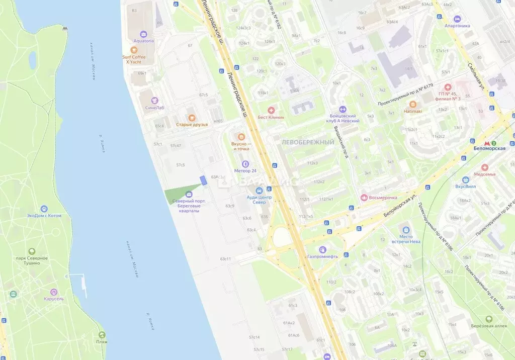 1-к кв. Москва Северный порт жилой комплекс (47.9 м) - Фото 1