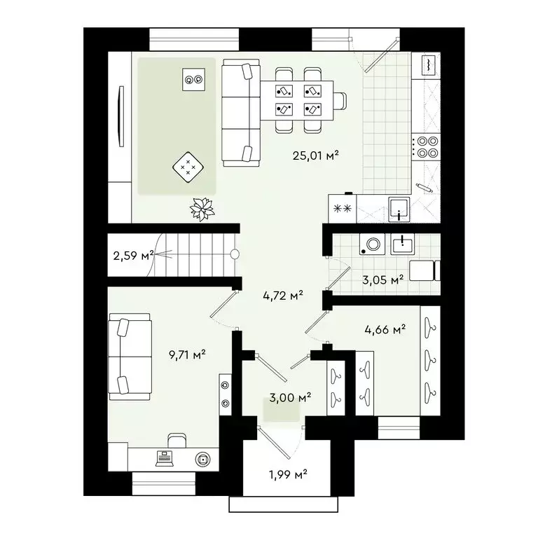 4-комнатная квартира: Тюмень, улица Алексея Рогожина, 47 (104.9 м) - Фото 0