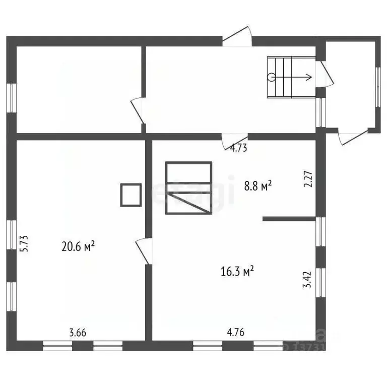 Дом в Псковская область, Порховский муниципальный округ, д. Требешница ... - Фото 2