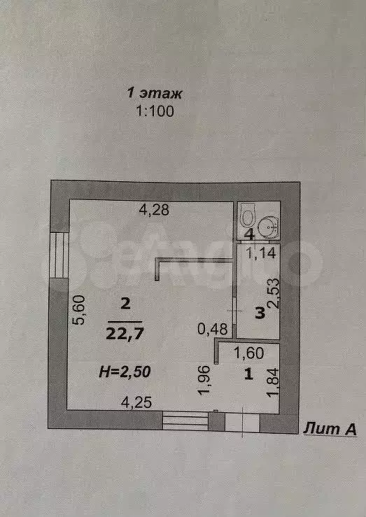 Продам офисное помещение, 29.7 м - Фото 0