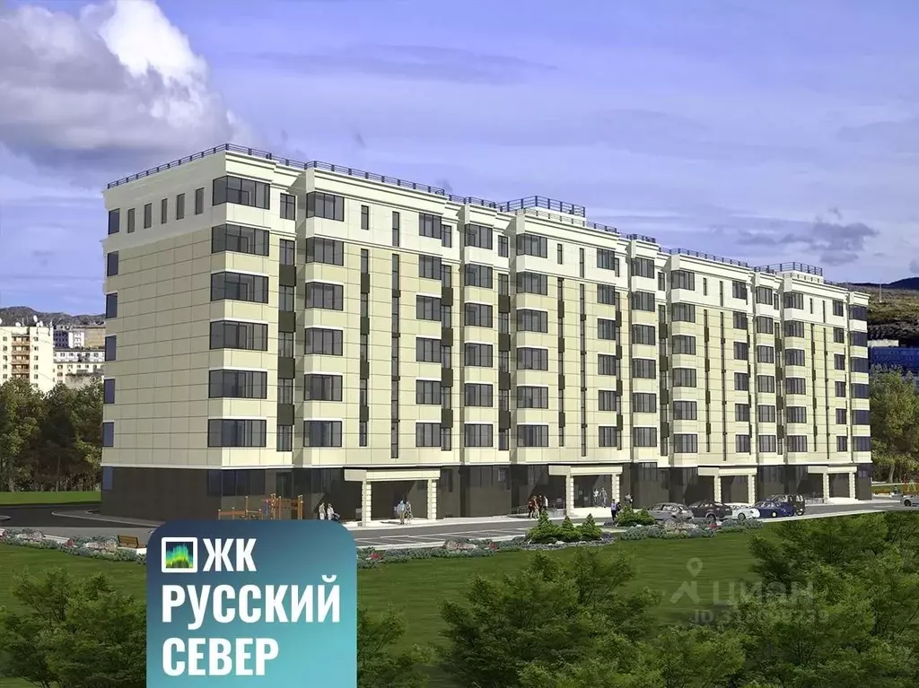 2-к кв. Мурманская область, Мурманск ул. Шевченко (66.3 м) - Фото 1
