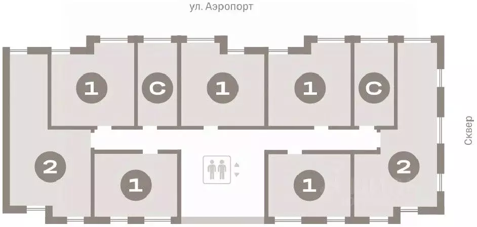 2-к кв. Новосибирская область, Новосибирск ул. Аэропорт, 88 (60.34 м) - Фото 1