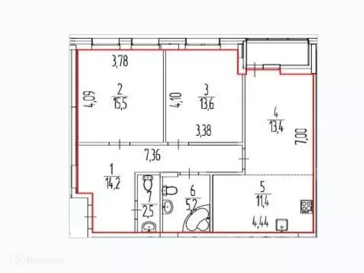 Продаётся 3-к квартира, 77.1 м - Фото 0