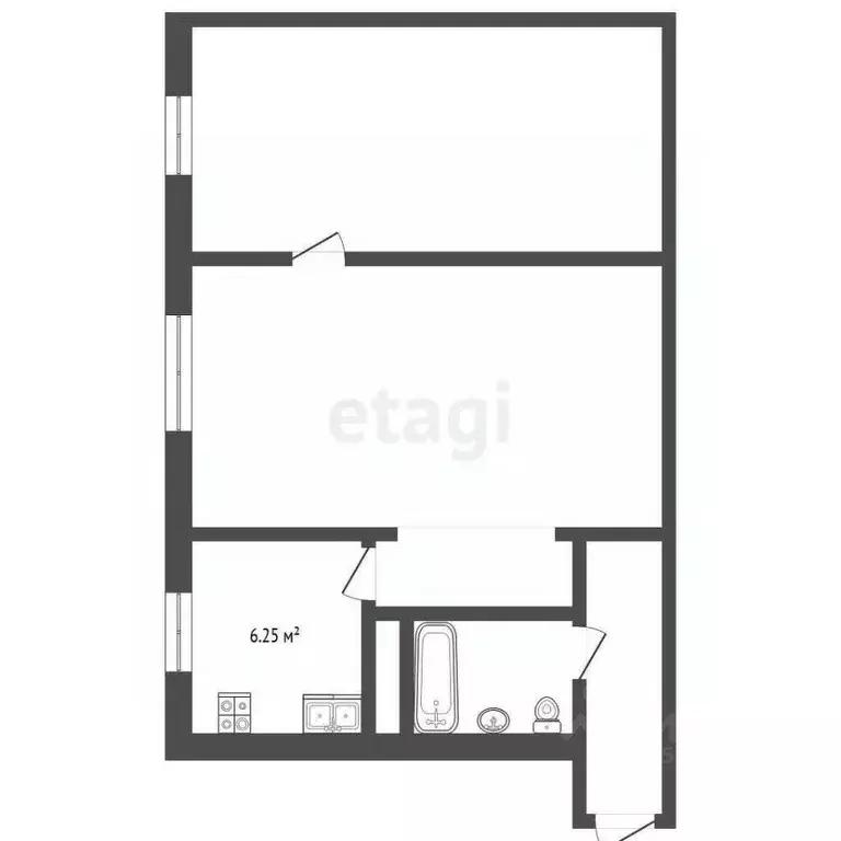 2-к кв. Красноярский край, Норильск ул. Нансена, 50 (43.1 м) - Фото 2