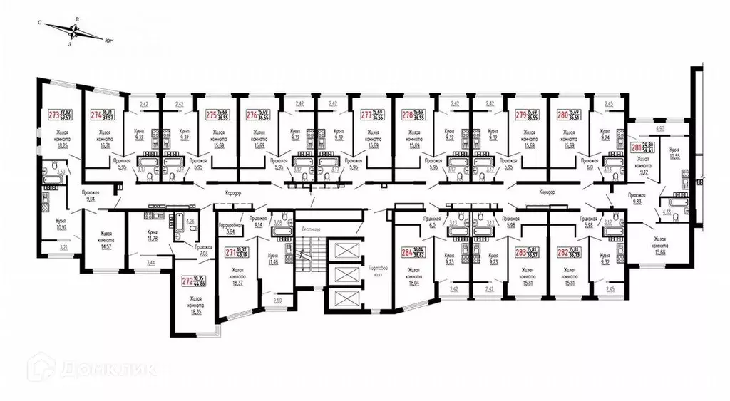 Продаётся 1-к квартира, 43.2 м - Фото 0