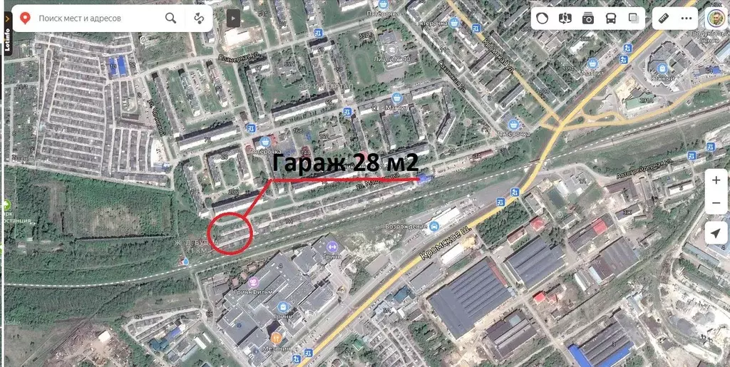 Гараж в Орловская область, Орел 909-й кв-л,  (28 м) - Фото 0