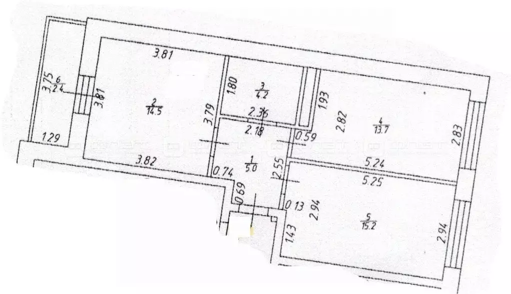 2-к кв. Татарстан, Казань ул. Волкова, 12 (55.4 м) - Фото 2