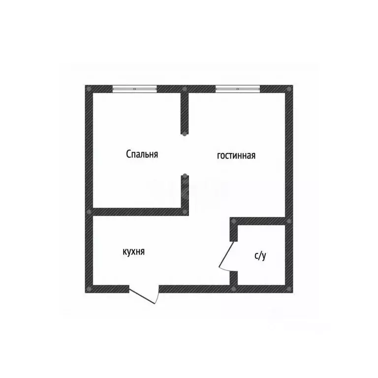 1-к кв. Приморский край, Владивосток ул. Гульбиновича, 8/1 (23.0 м) - Фото 1