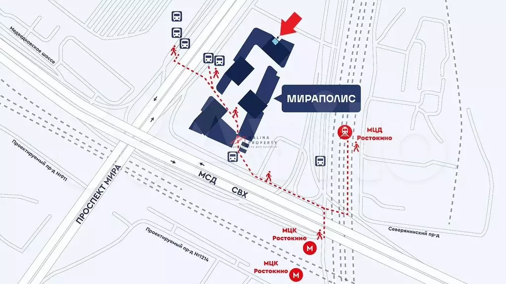 Продажа торгового помещения в ЖК Мираполис - Фото 1