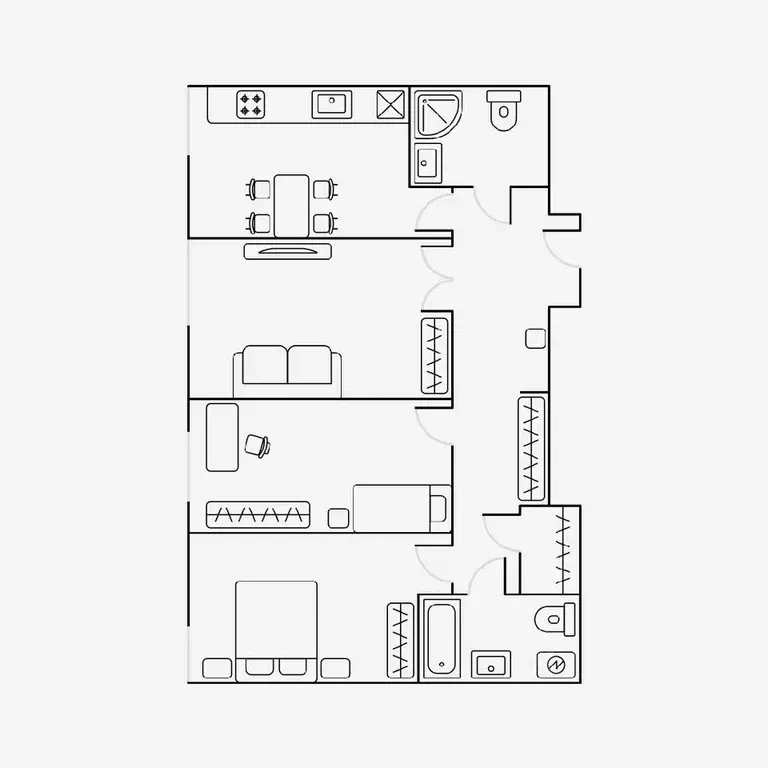 3-к кв. Москва ул. Василисы Кожиной, 13 (85.0 м) - Фото 1