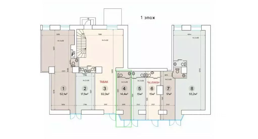 Помещение свободного назначения в Москва Ленинградский просп., 33К3 ... - Фото 2