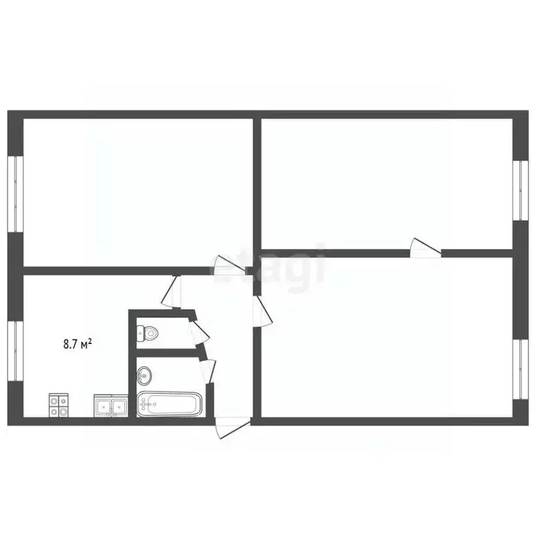 3-к кв. Белгородская область, Шебекинский муниципальный округ, Маслова ... - Фото 1