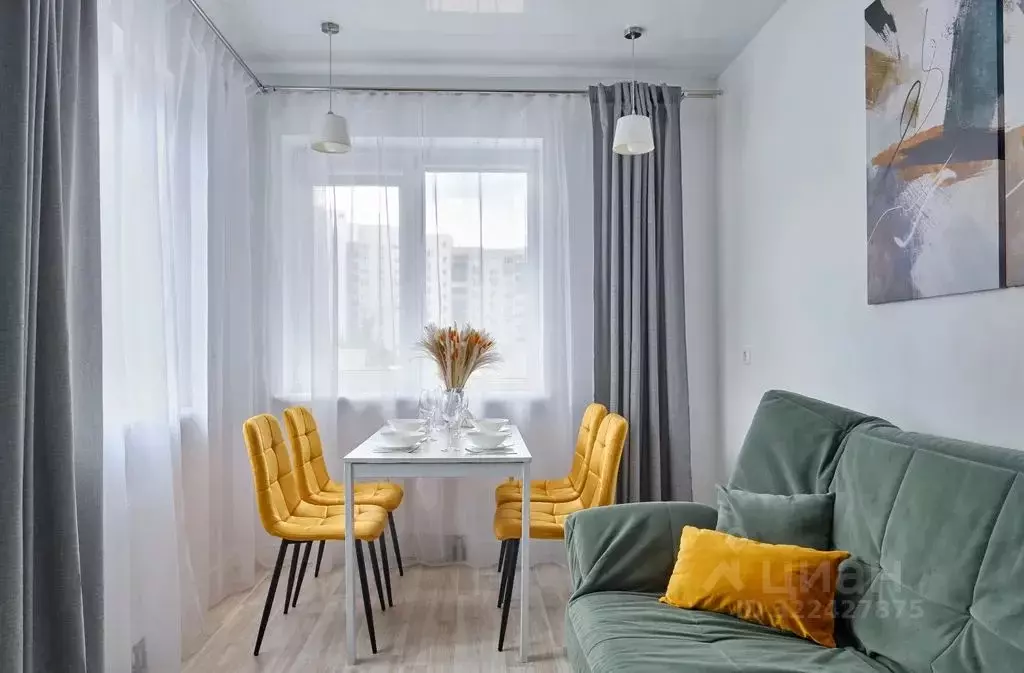 1-к кв. Свердловская область, Екатеринбург ул. Московская, 75 (37.0 м) - Фото 1