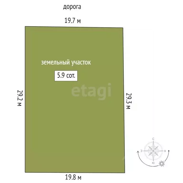 Участок в Ростовская область, Азовский район, Новоалександровское ... - Фото 2