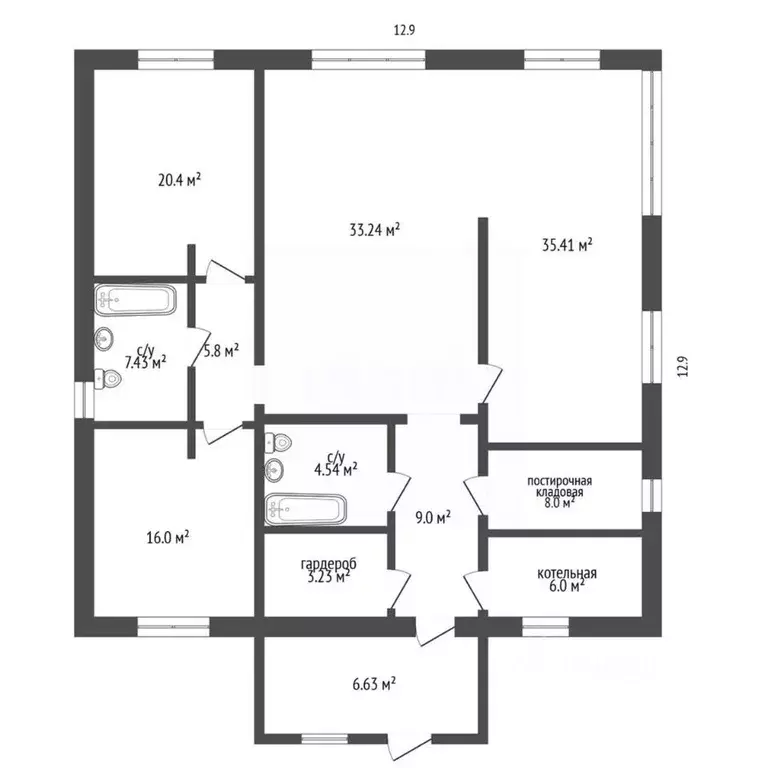 Участок в Кемеровская область, Кемеровский район, с. Андреевка ул. ... - Фото 1