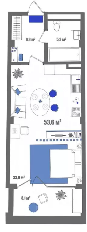 1-к кв. Крым, Судак ул. Набережная, 75 (53.6 м) - Фото 1