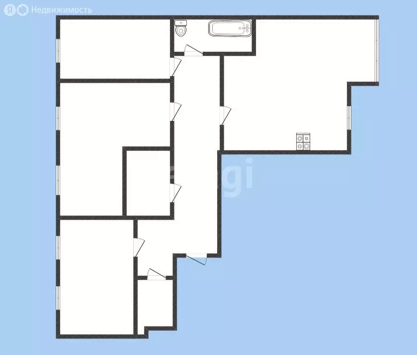 3-комнатная квартира: Черкесск, улица Космонавтов, 41А (143.4 м) - Фото 0