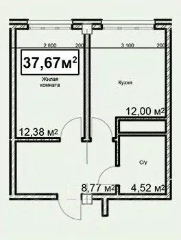 1-к кв. Ставропольский край, Ессентуки Николаевский-Ессентуки жилой ... - Фото 0