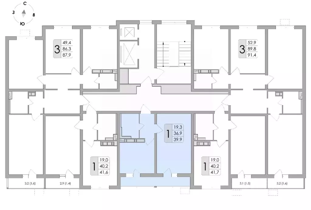 1-к кв. воронежская область, воронеж ул. шишкова, 140б/16 (39.9 м) - Фото 1